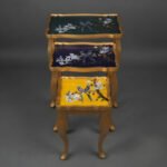 Chinoiserie Bird & Floral Nesting Tables