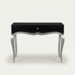 Modern Black & Silver Console Table