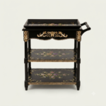 Floral Dual Delight Tea Trolley