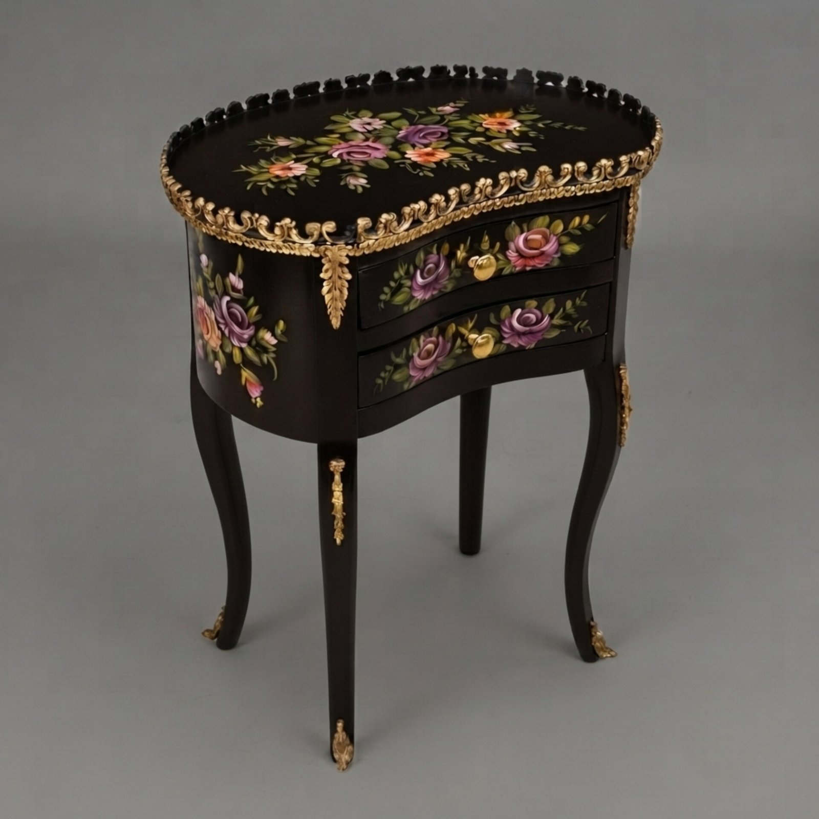 59594 Petal Paradise Kidney Table - Image 1