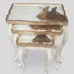 Whirling Dervish Themed Nesting Tables