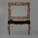 Baroque-Style Console with Ornate Mirror