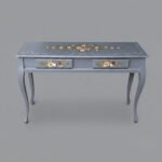 Hand-Painted Grey Console