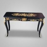The Ebony & Gold Console Table
